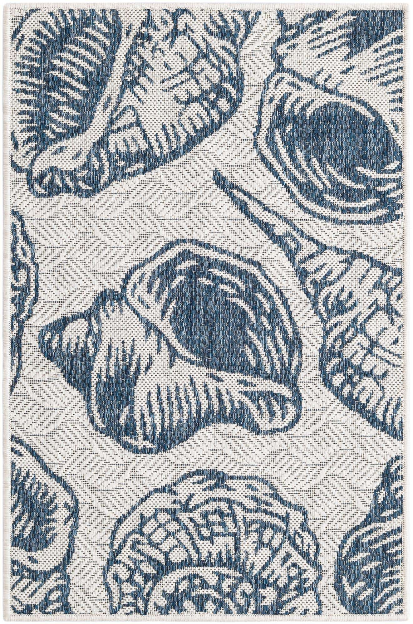2' x 3' Easy-Clean Coastal Indoor / Outdoor Rug