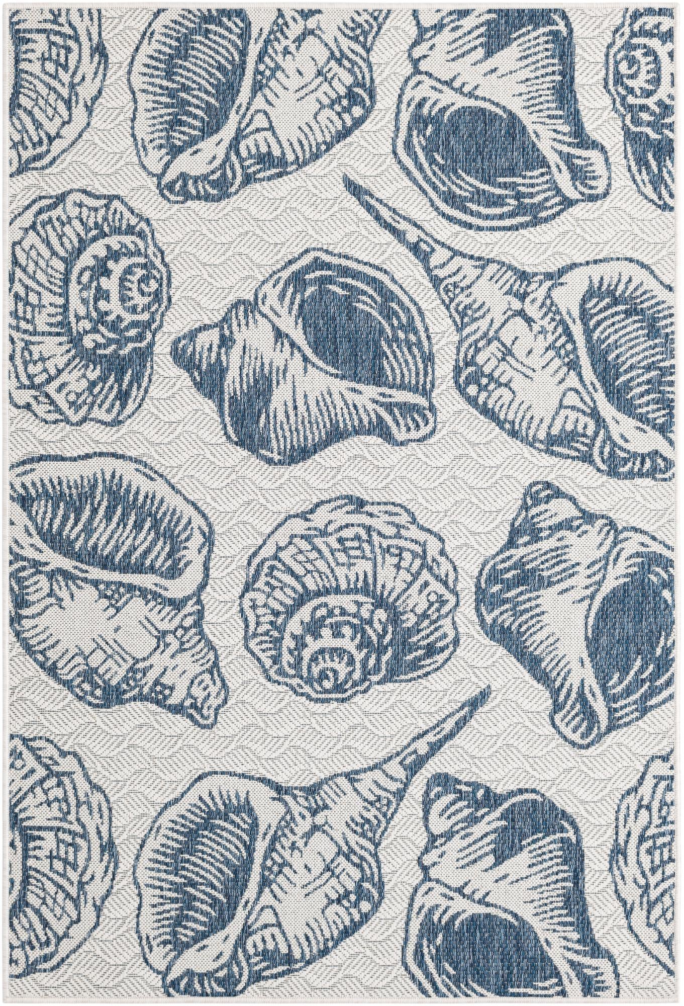 Rug Ivory and Navy Blue Swatch link