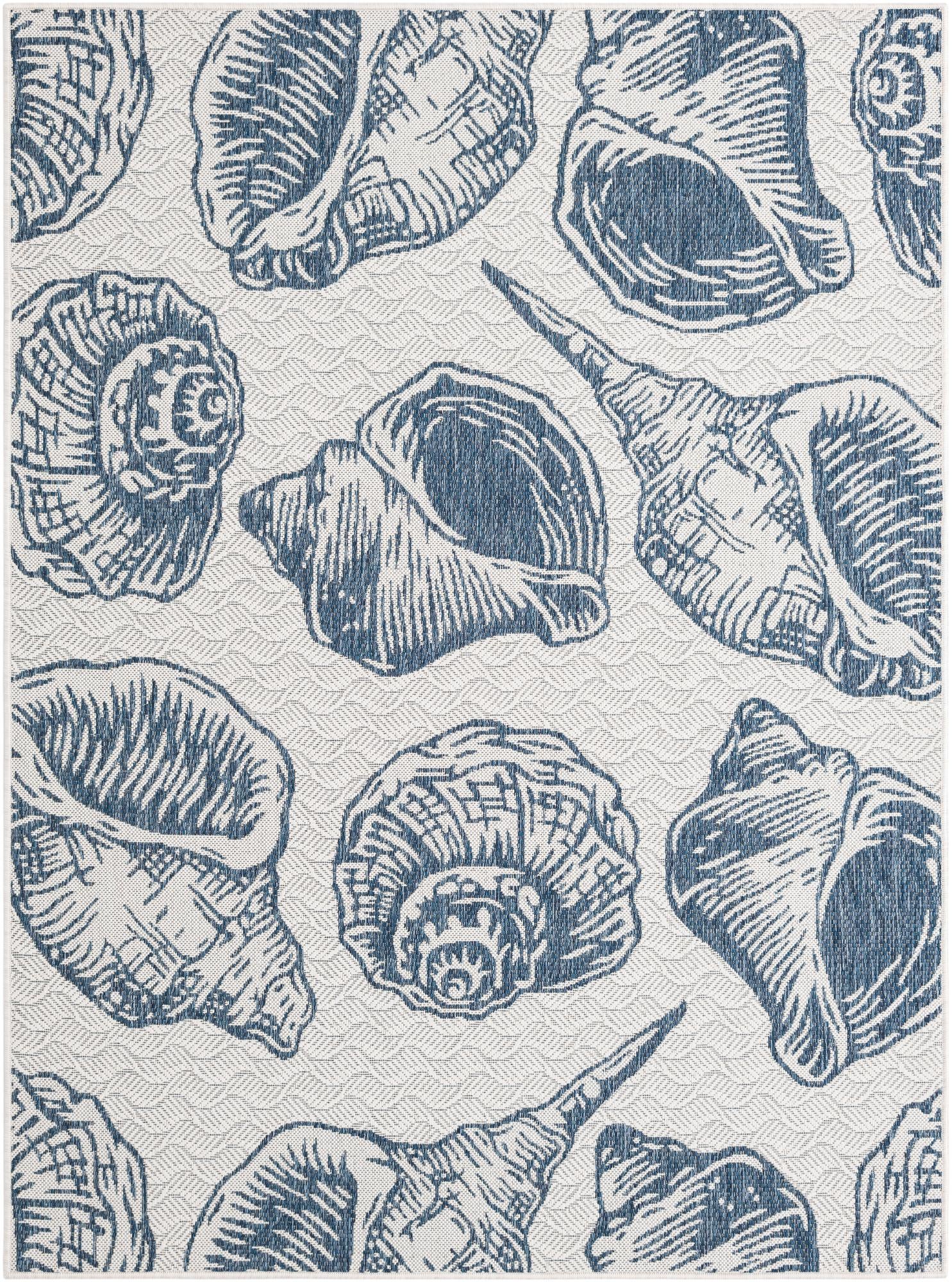 Rug Ivory and Navy Blue Swatch link