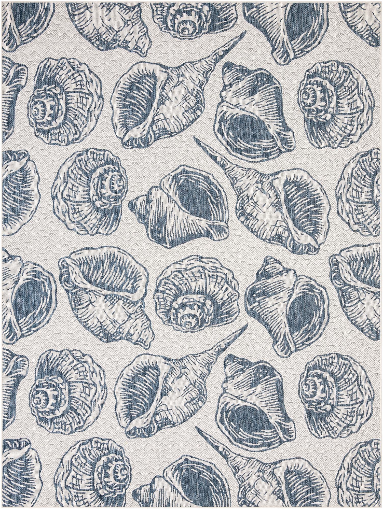 Rug Ivory and Navy Blue Swatch link