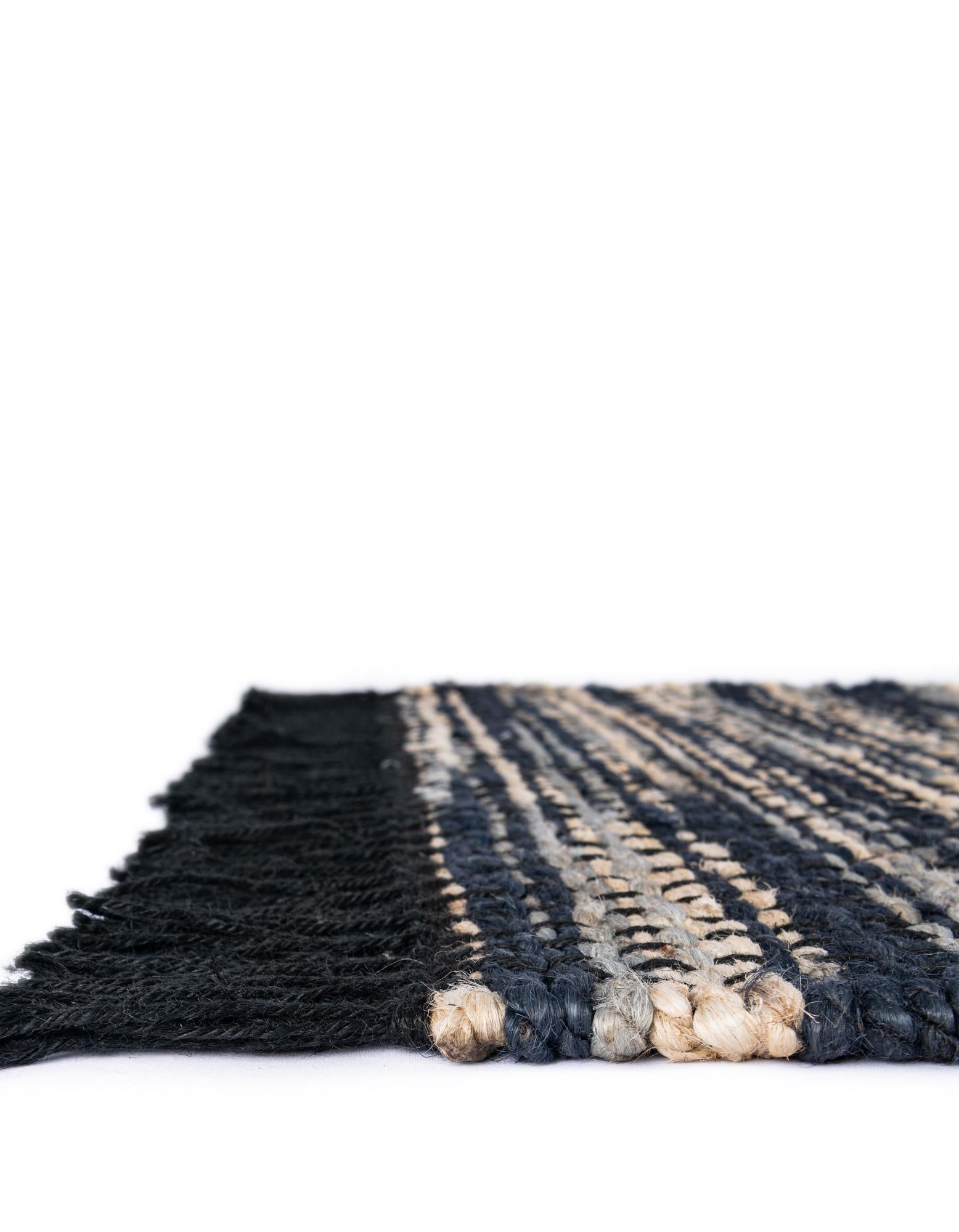 2' 7 x 10' Hand Woven Chunky Jute Runner Rug