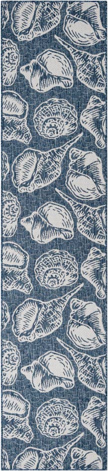 Detail image of 2' 7 x 12' Easy-Clean Coastal Indoor / Outdoor Runner Rug