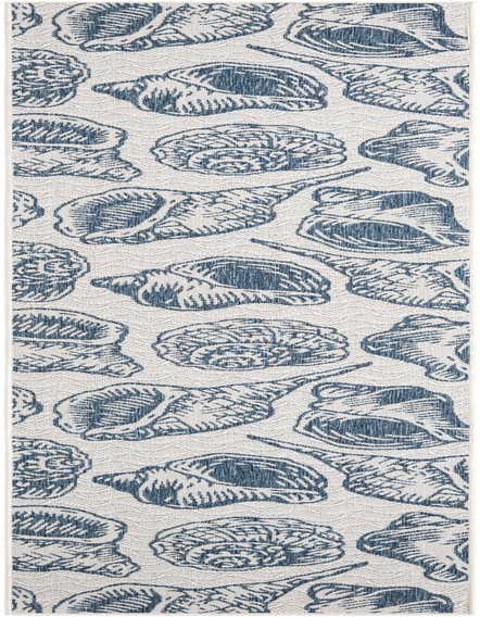 2' 7 x 12' Easy-Clean Coastal Indoor / Outdoor Runner Rug
