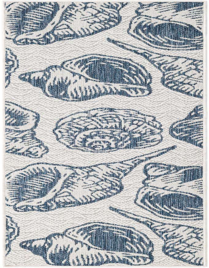 2' x 6' Easy-Clean Coastal Indoor / Outdoor Runner Rug