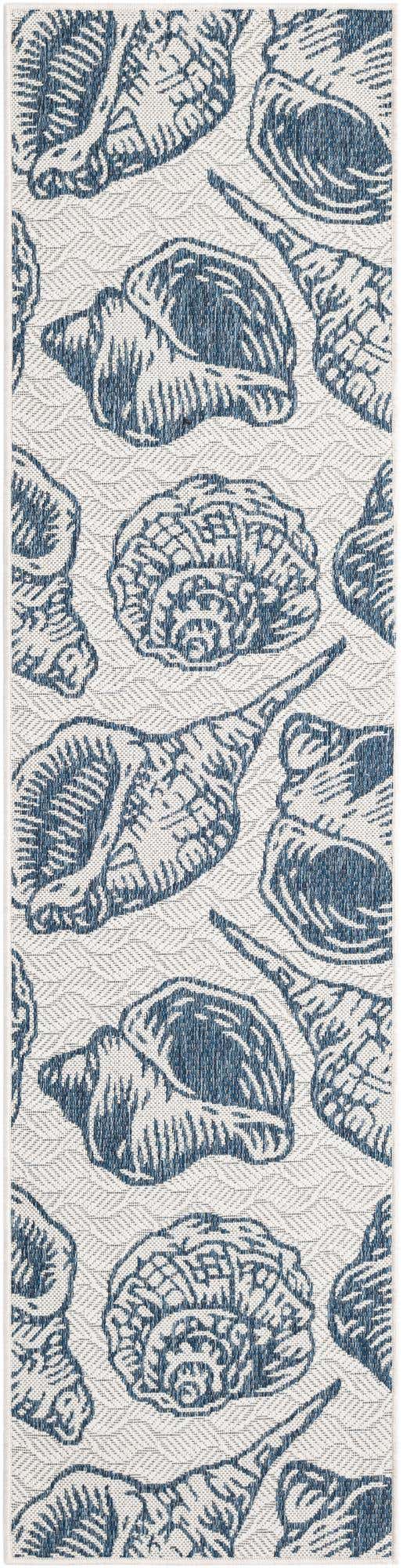 2' x 8' Easy-Clean Coastal Indoor / Outdoor Runner Rug