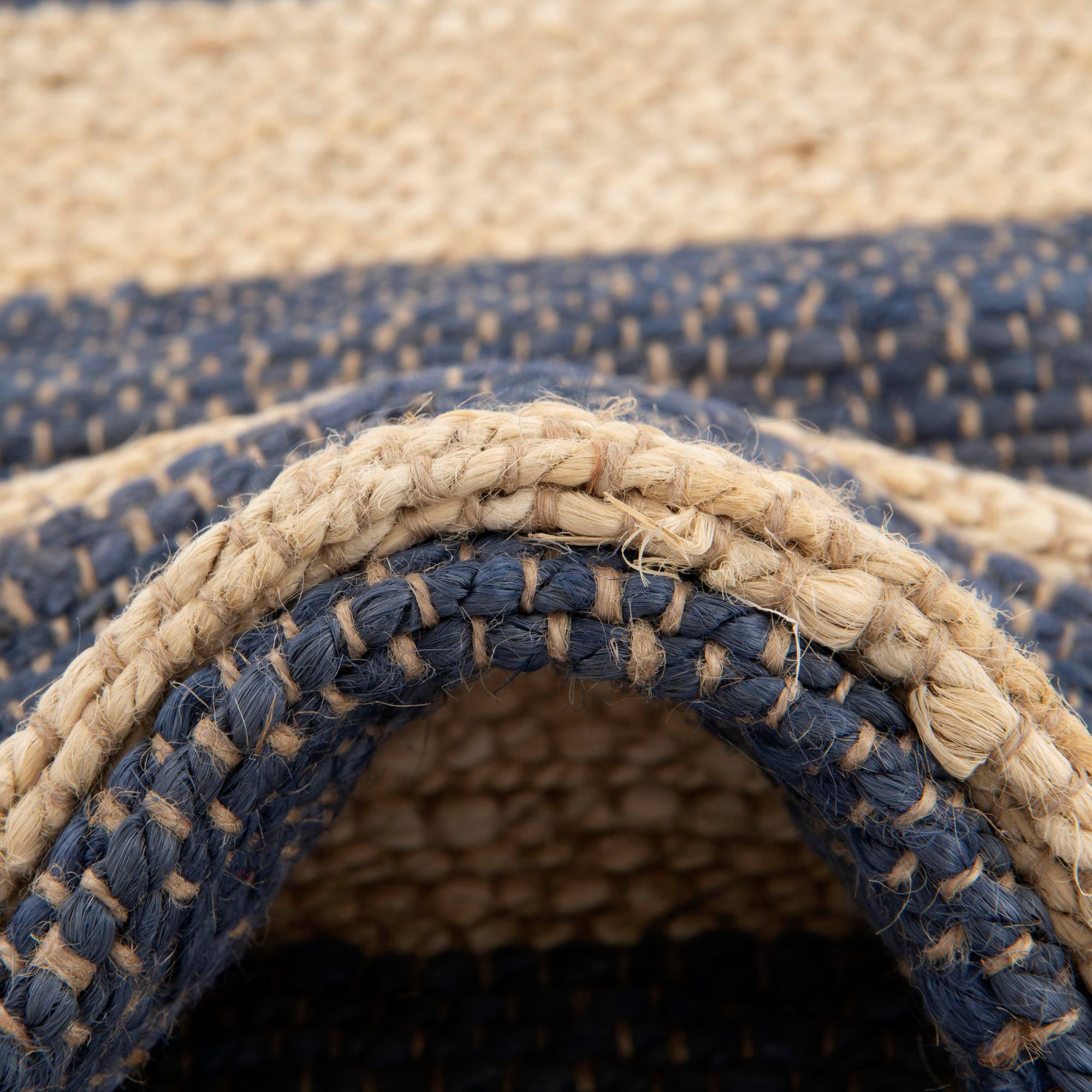 7' 10 x 7' 10 Handmade Braided Jute Square Rug