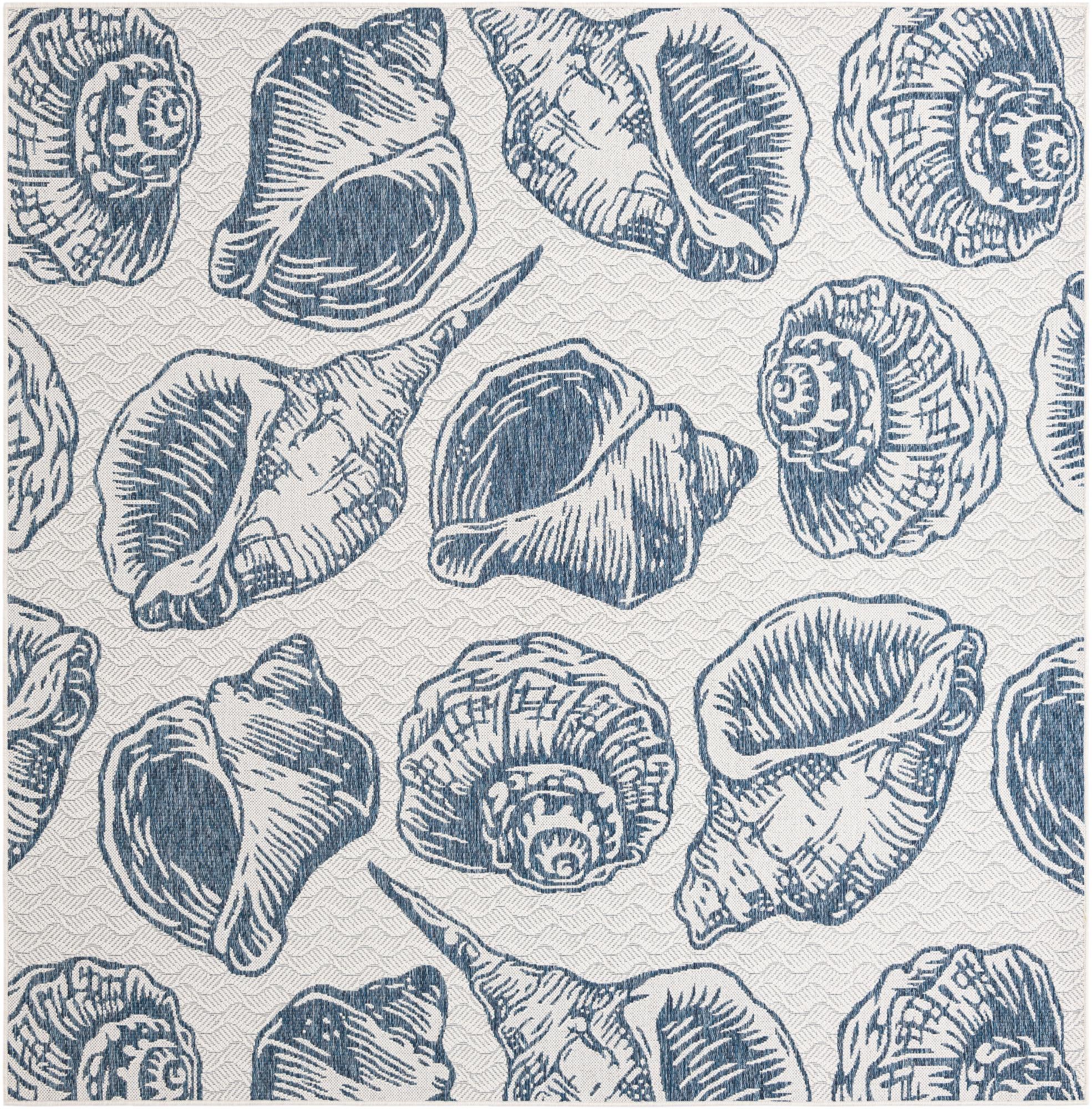 Rug Ivory and Navy Blue Swatch link