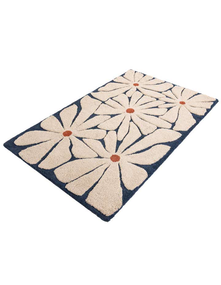 3' 3 x 5' 3 Handtufted Wool Rug
