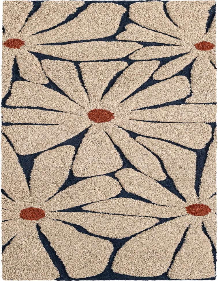 2' x 6' 1 Handtufted Wool Runner Rug