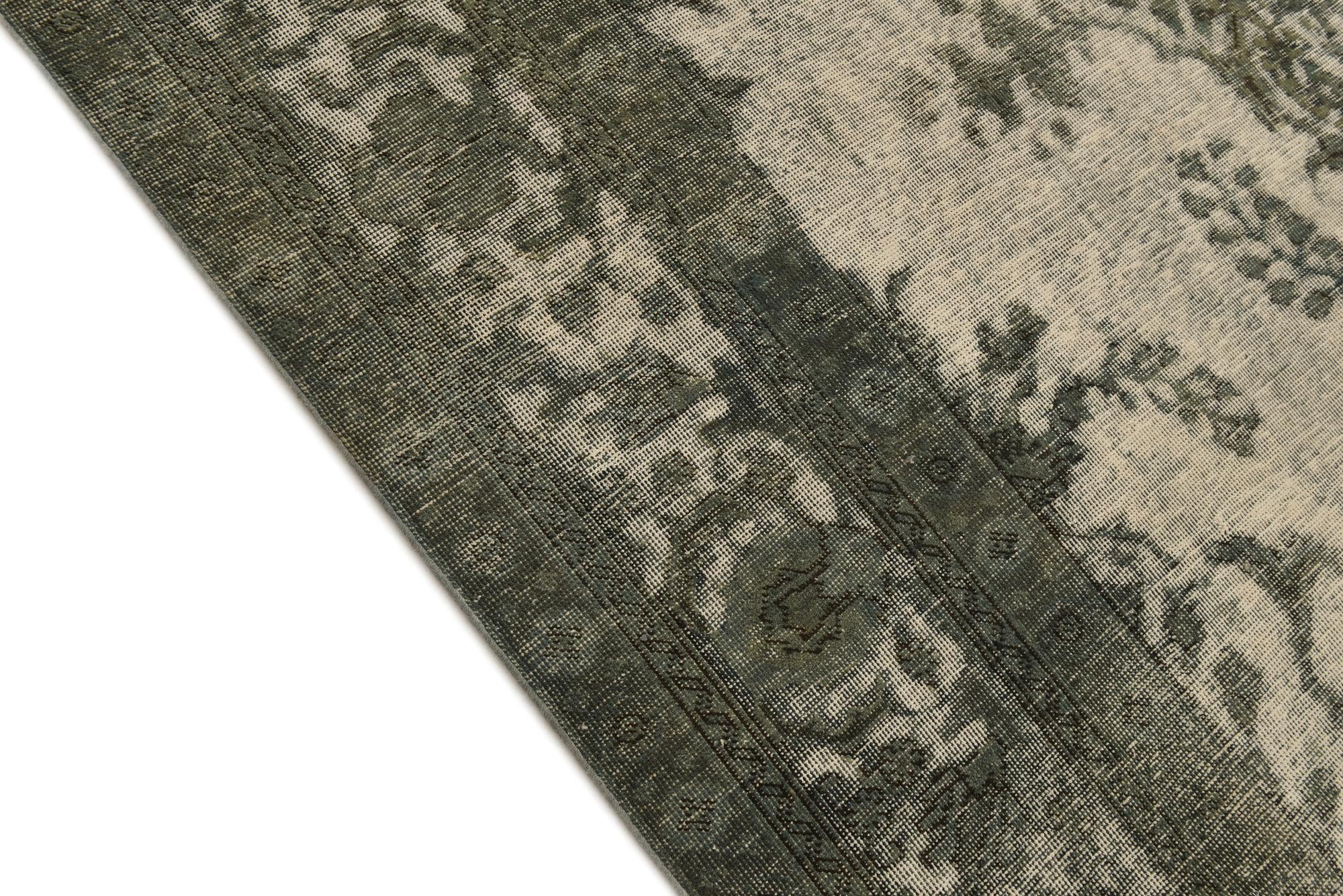 9' 8 x 12' 4 Hand Knotted Ultra Vintage Persian Wool Rug