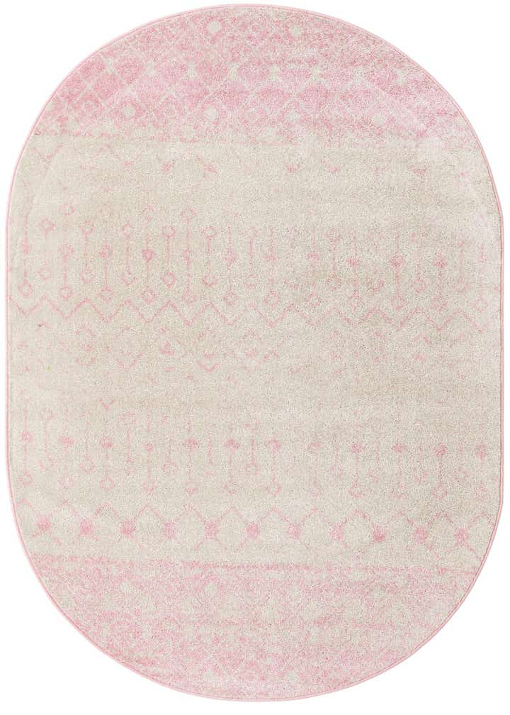 5' 3 x 8' Moroccan Trellis Oval Rug