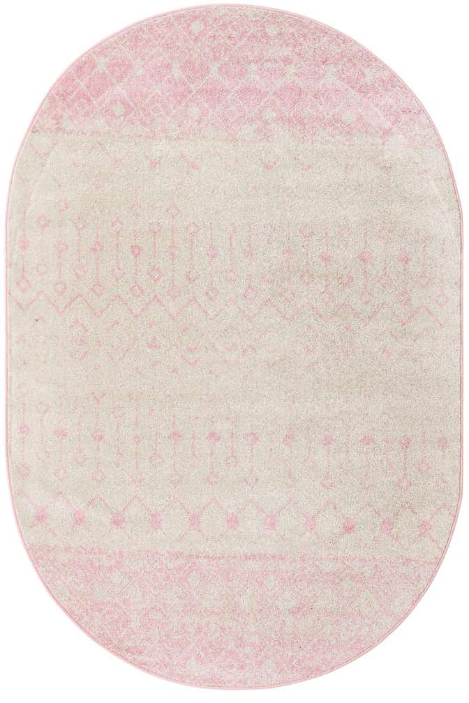5' 3 x 8' Moroccan Trellis Oval Rug