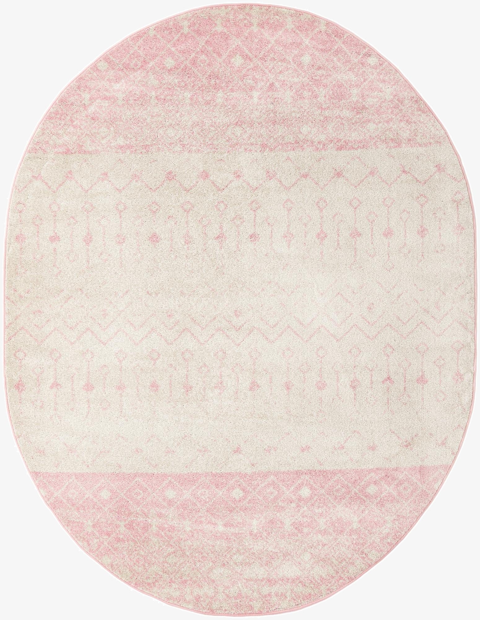 240cm x 305cm Moroccan Trellis Oval Rug