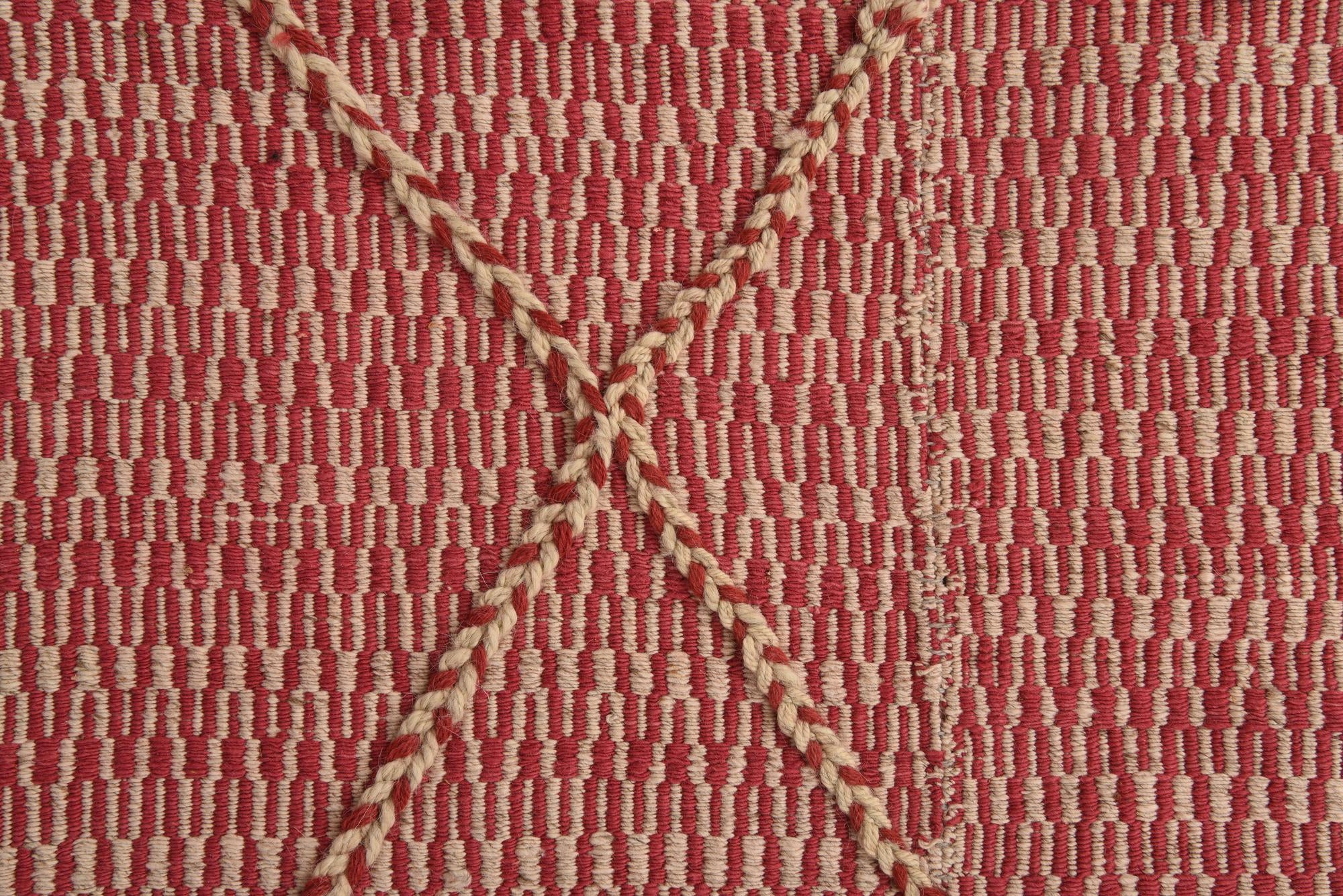6' x 8' 5 Hand Knotted Moroccan Wool Rug