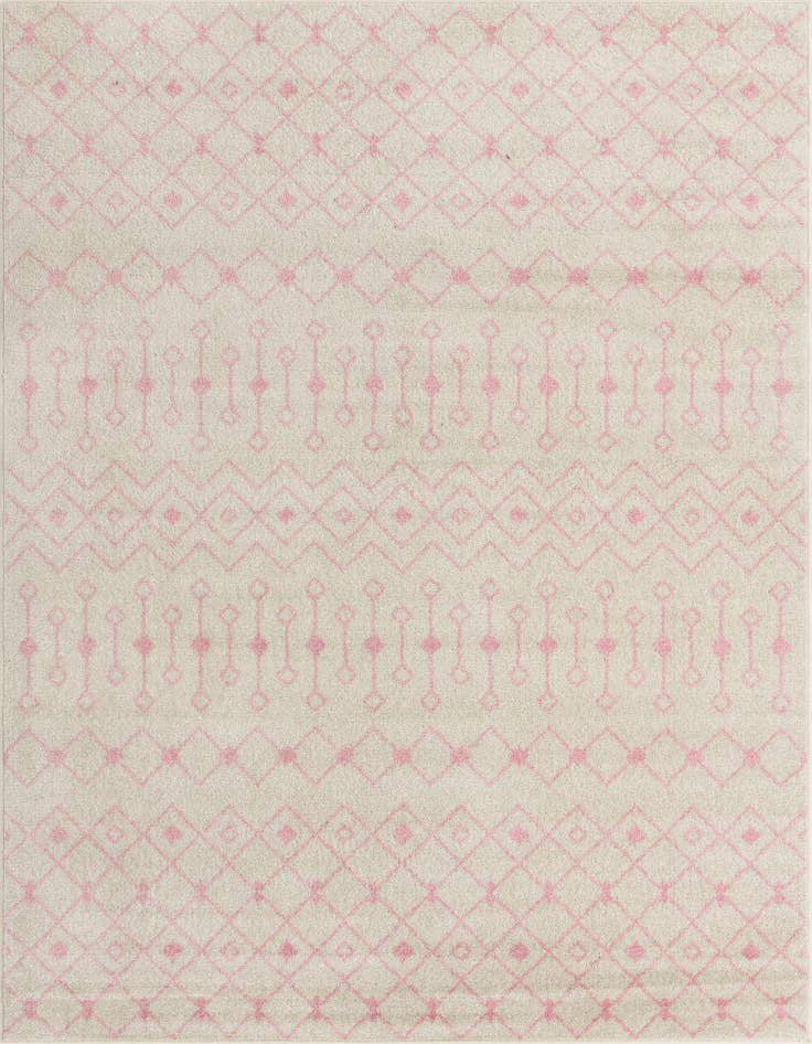 Detail image of 7' 10 x 10' Moroccan Trellis Rug