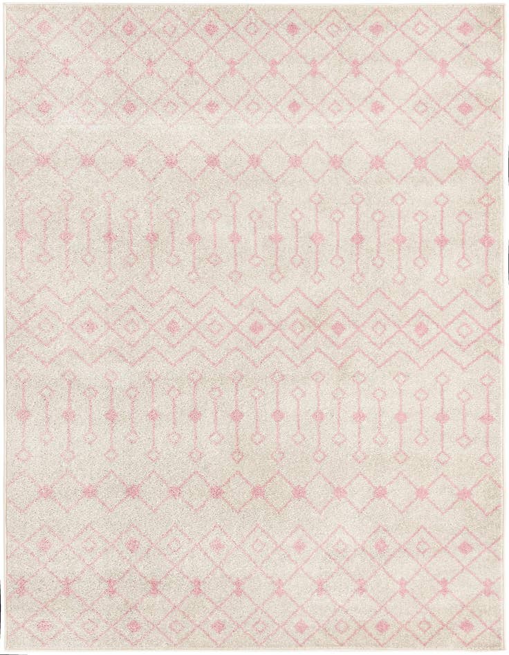 Detail image of 6' x 9' Moroccan Trellis Rug