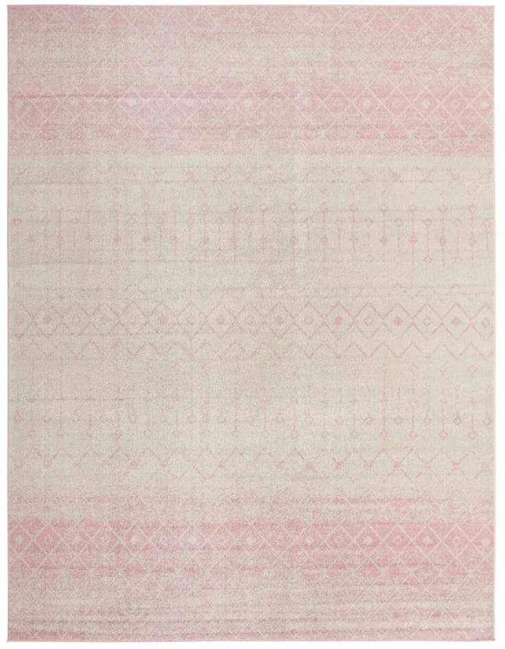 Detail image of 10' 8 x 14' Moroccan Trellis Rug