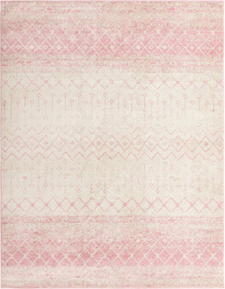Detail image of 10' x 13' Moroccan Trellis Rug
