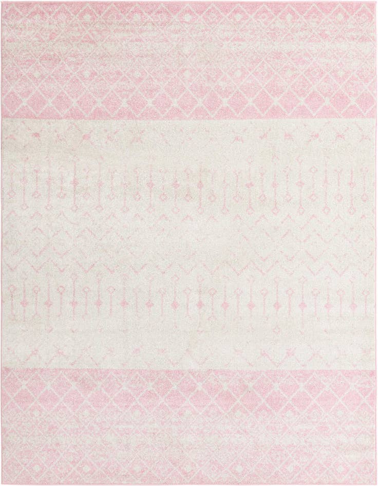 Detail image of 9' x 12' Moroccan Trellis Rug
