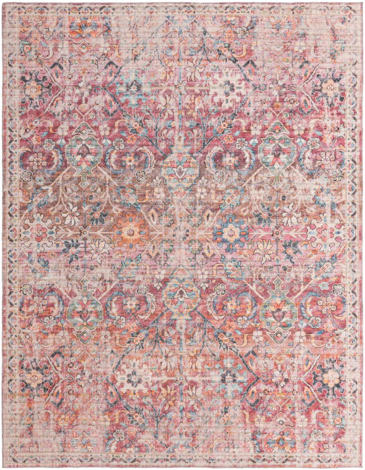 Detail image of 9' 2 x 12' Washable Nostalgia Rug