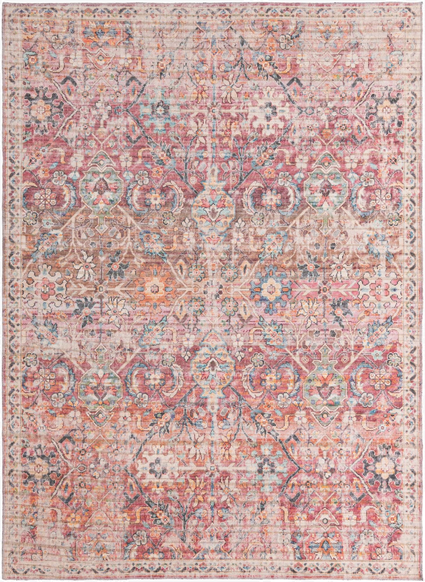Primary image  7' 3 x 10'  Washable Nostalgia Rug