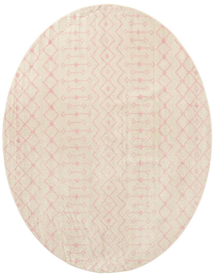 Detail image of 10' x 10' Moroccan Trellis Round Rug