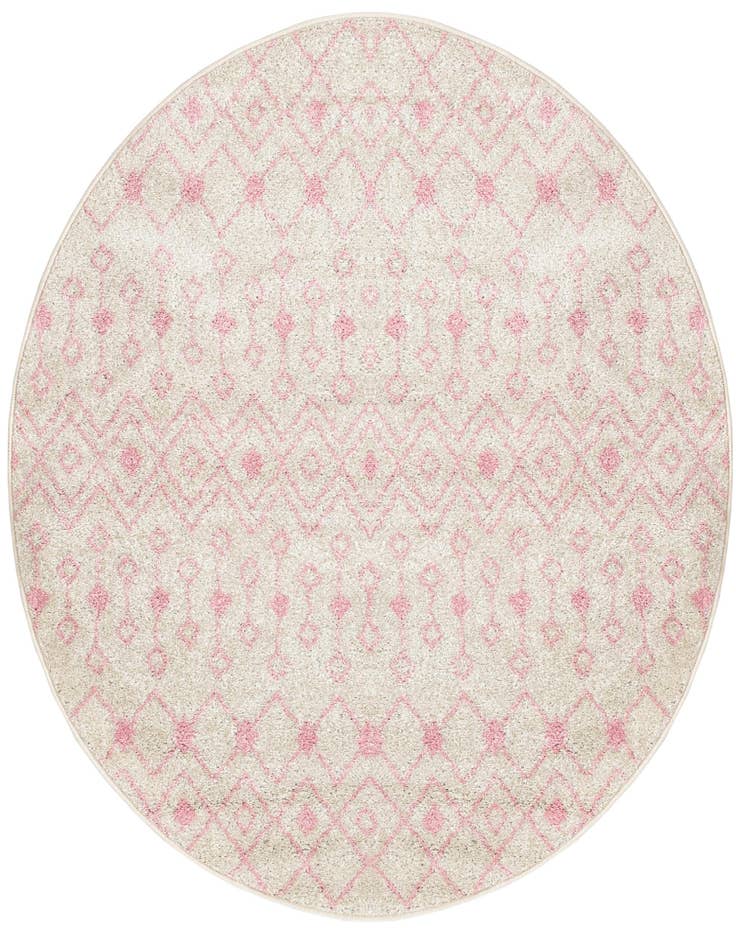 Detail image of 5' 3 x 5' 3 Moroccan Trellis Round Rug