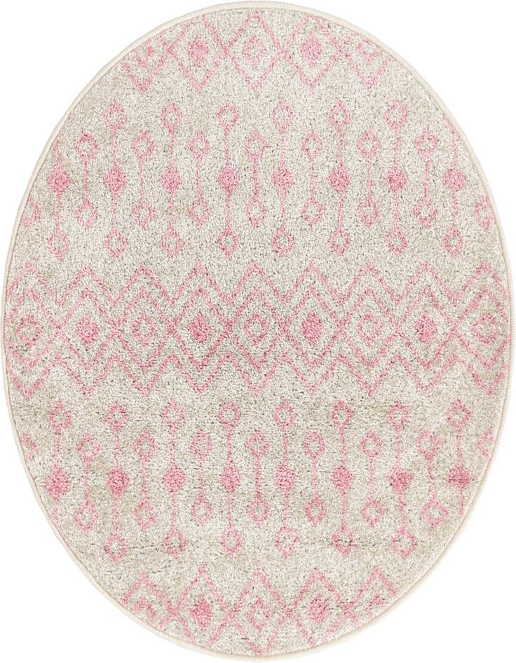 Detail image of 3' 3 x 3' 3 Moroccan Trellis Round Rug