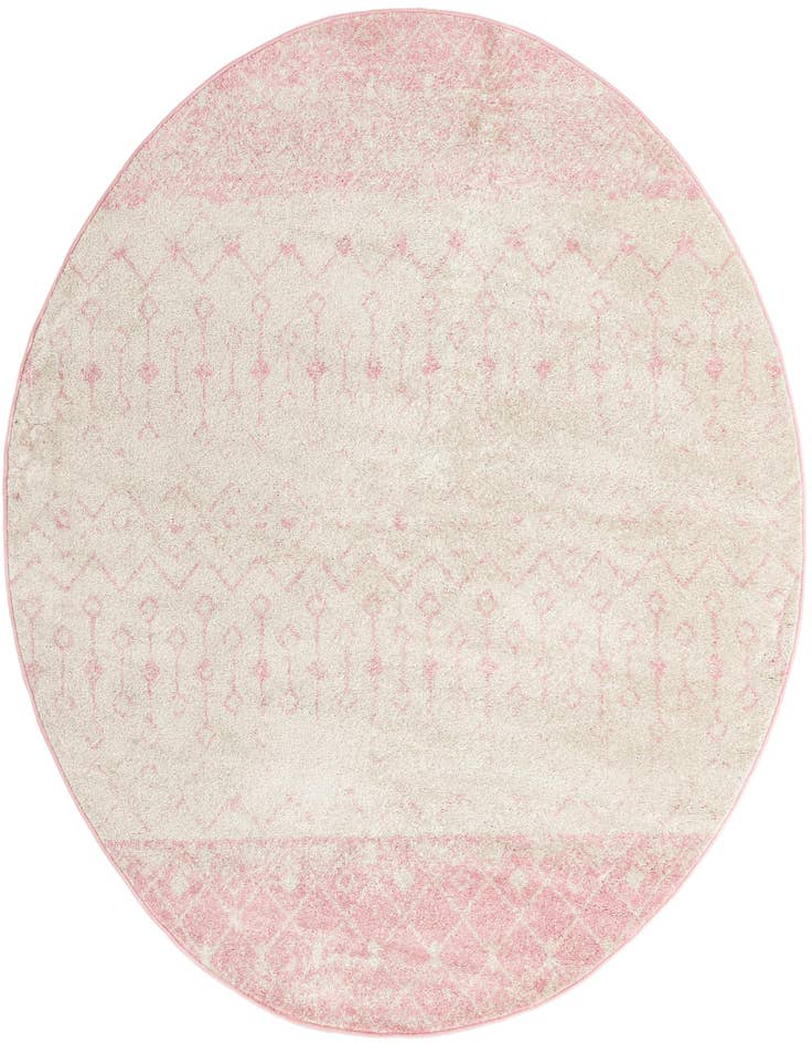 Detail image of 7' 10 x 7' 10 Moroccan Trellis Round Rug