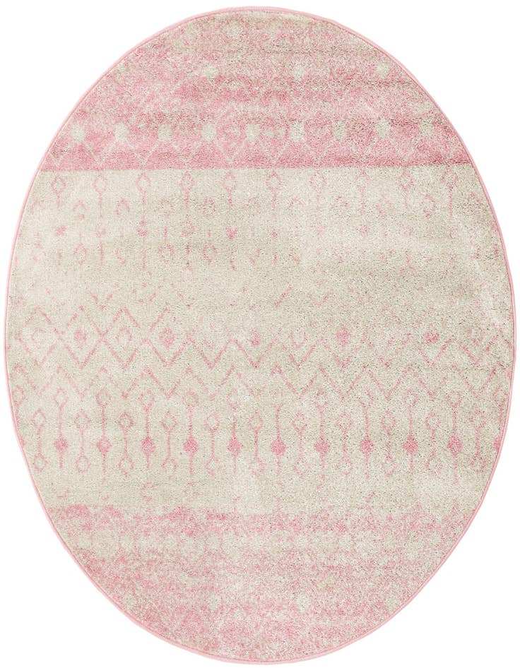 Detail image of 6' x 6' Moroccan Trellis Round Rug