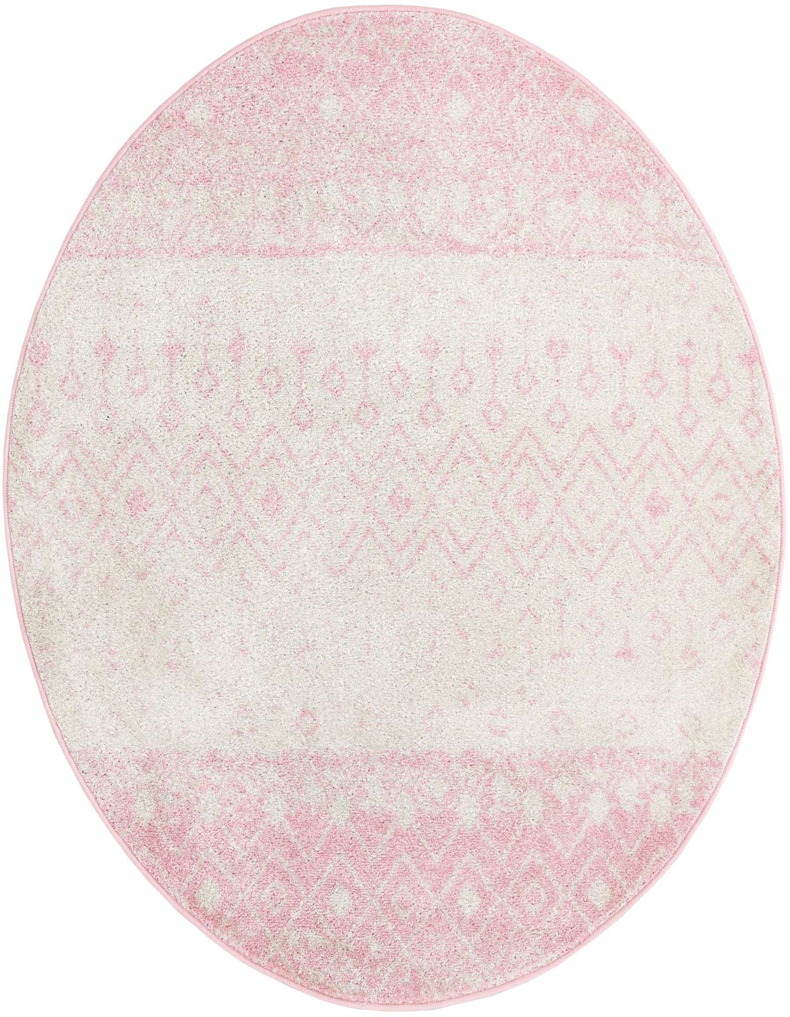 5' 3 x 5' 3 Moroccan Trellis Round Rug