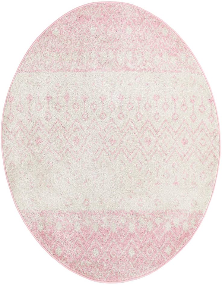 Detail image of 5' 3 x 5' 3 Moroccan Trellis Round Rug