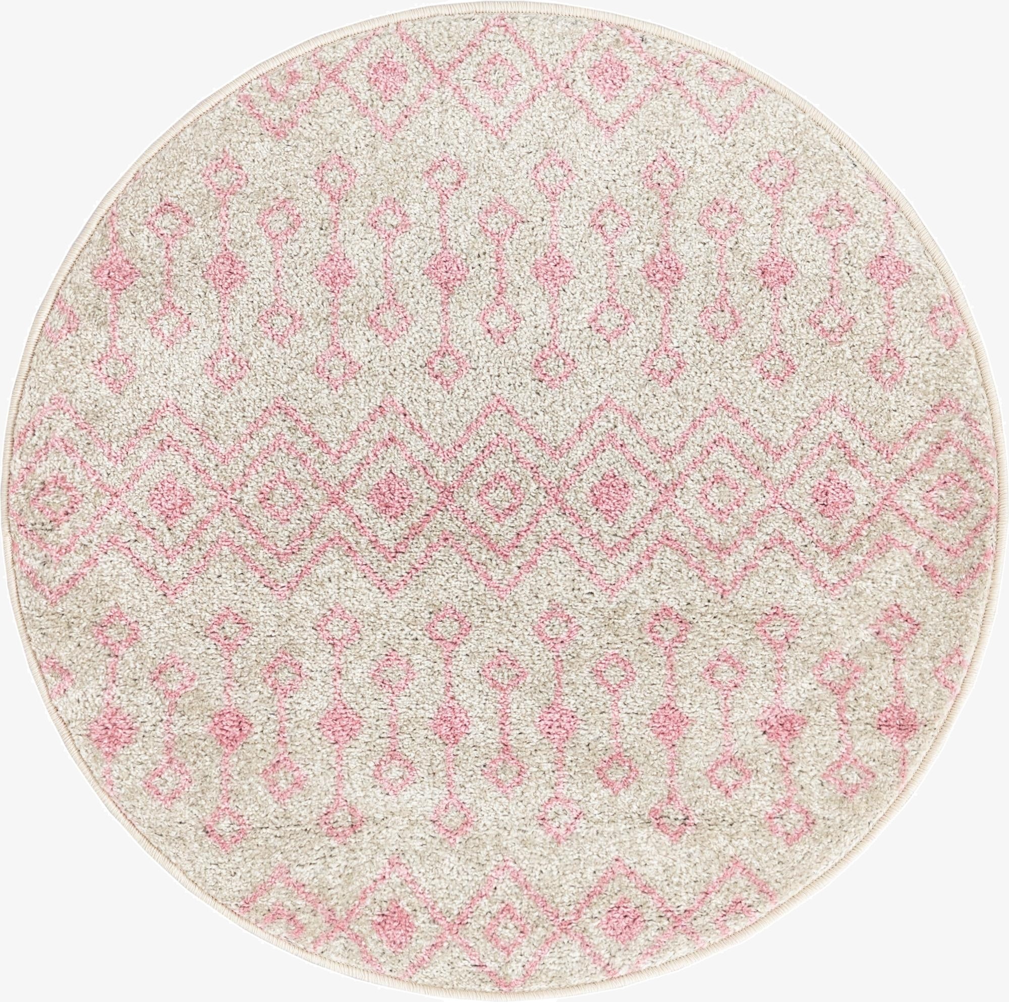 Primary image 3' 3 x 3' 3 Moroccan Trellis Round Rug