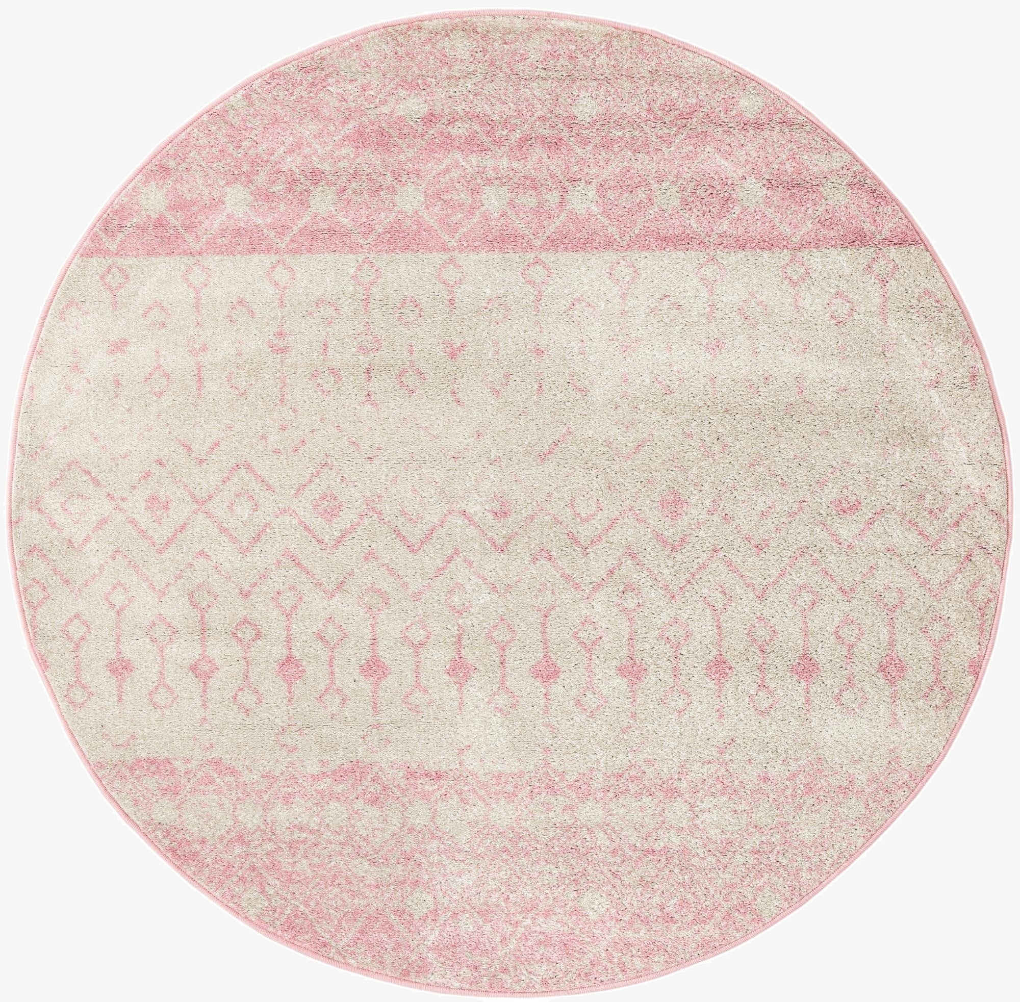 6' x 6' Moroccan Trellis Round Rug