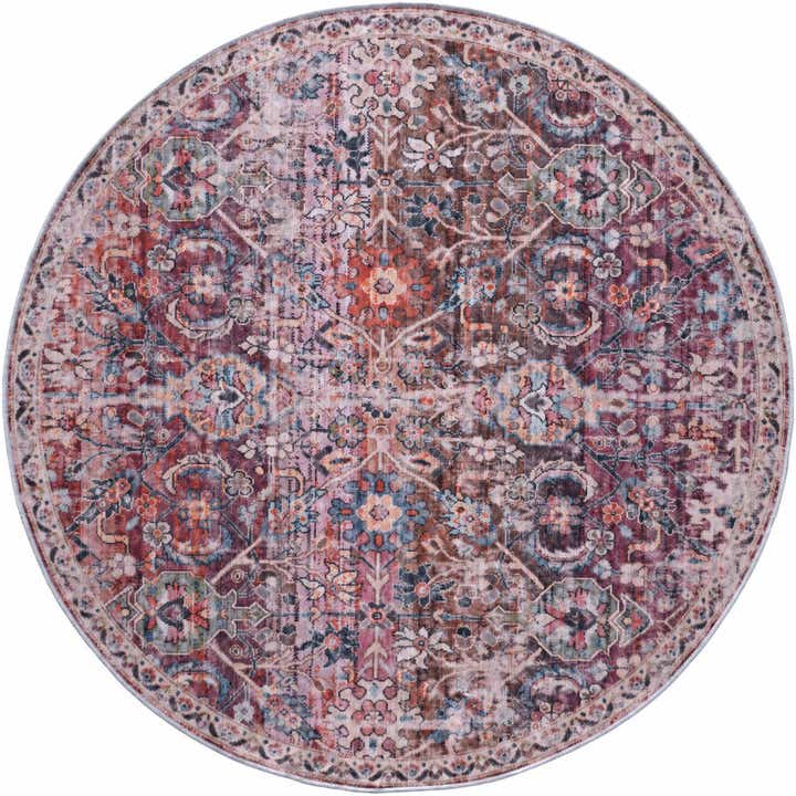 185cm x 185cm Nostalgia Tapis Rond