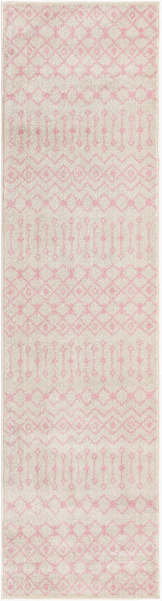 Primary image 2' 7 x 10' Moroccan Trellis Runner Rug