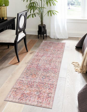2' x 8' Washable Nostalgia Runner Rug
