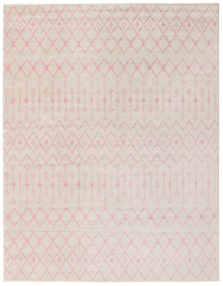 Detail image of 10' x 10' Moroccan Trellis Square Rug