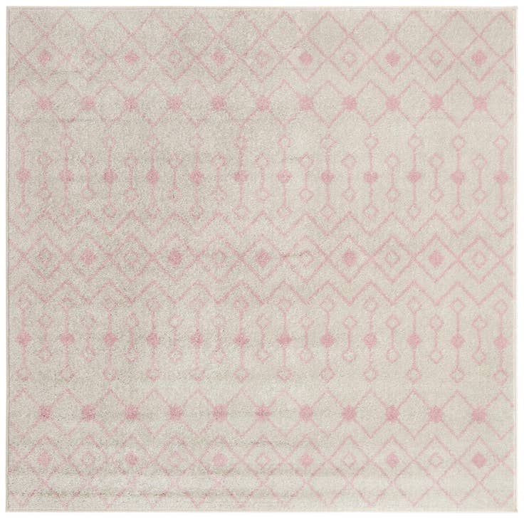 Detail image of 6' x 6' Moroccan Trellis Square Rug