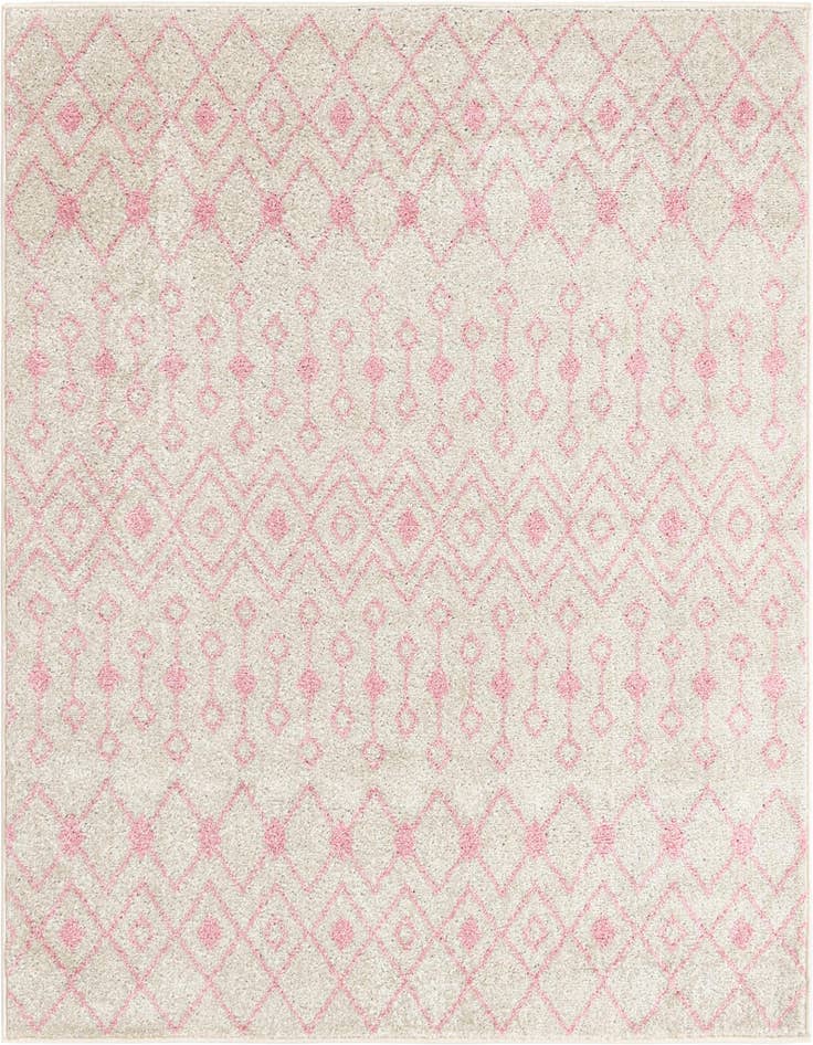 Detail image of 5' 3 x 5' 3 Moroccan Trellis Square Rug