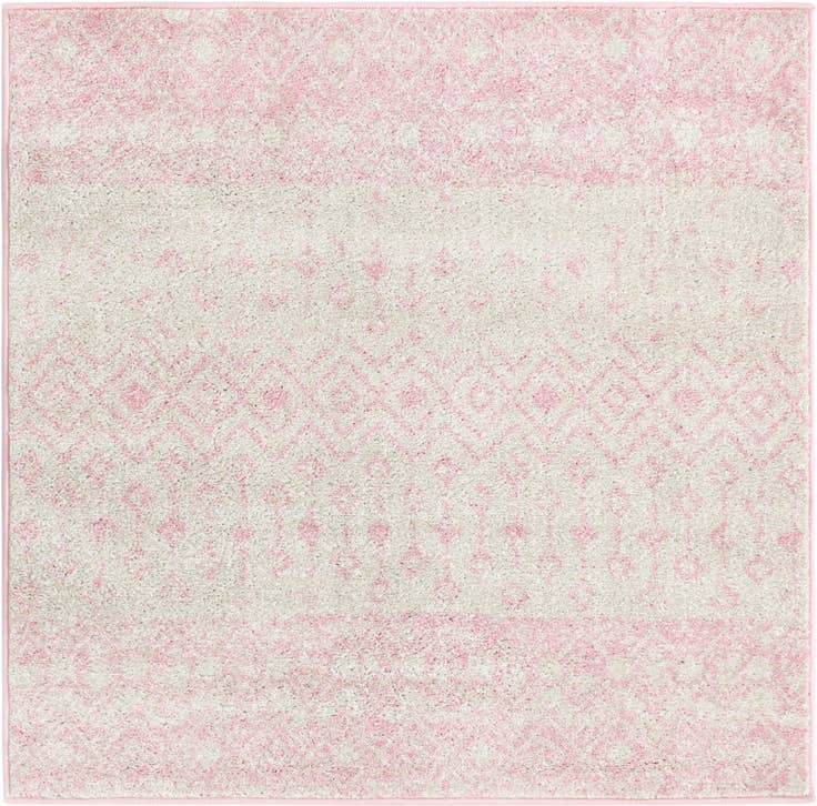 Detail image of 4' x 4' Moroccan Trellis Square Rug
