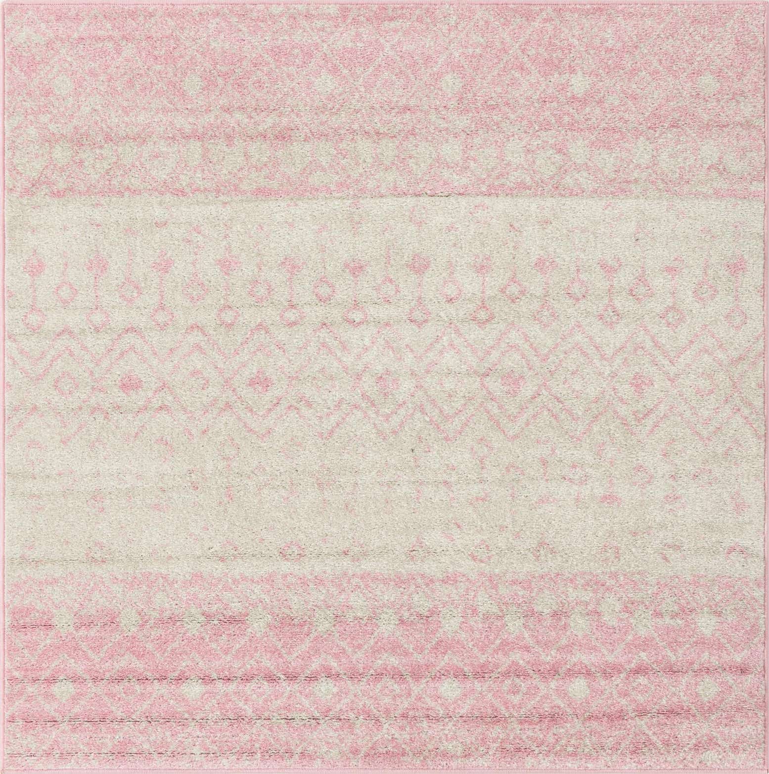 5' 3 x 5' 3 Moroccan Trellis Square Rug
