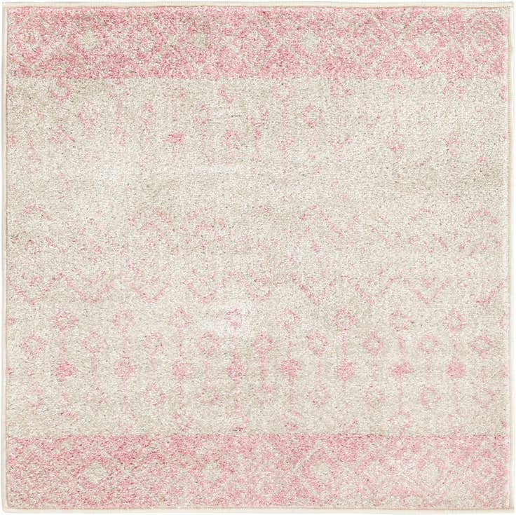 Detail image of 3' 3 x 3' 3 Moroccan Trellis Square Rug