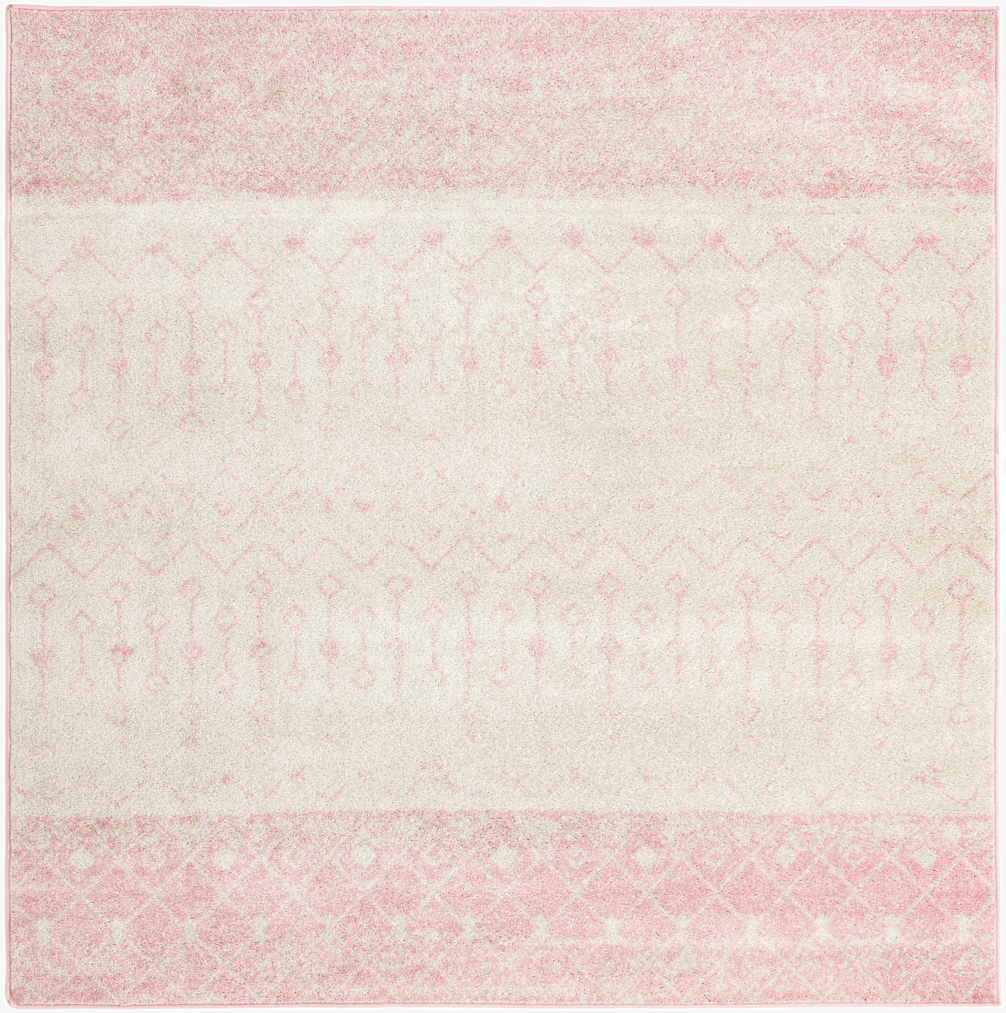 7' 10 x 7' 10 Moroccan Trellis Square Rug