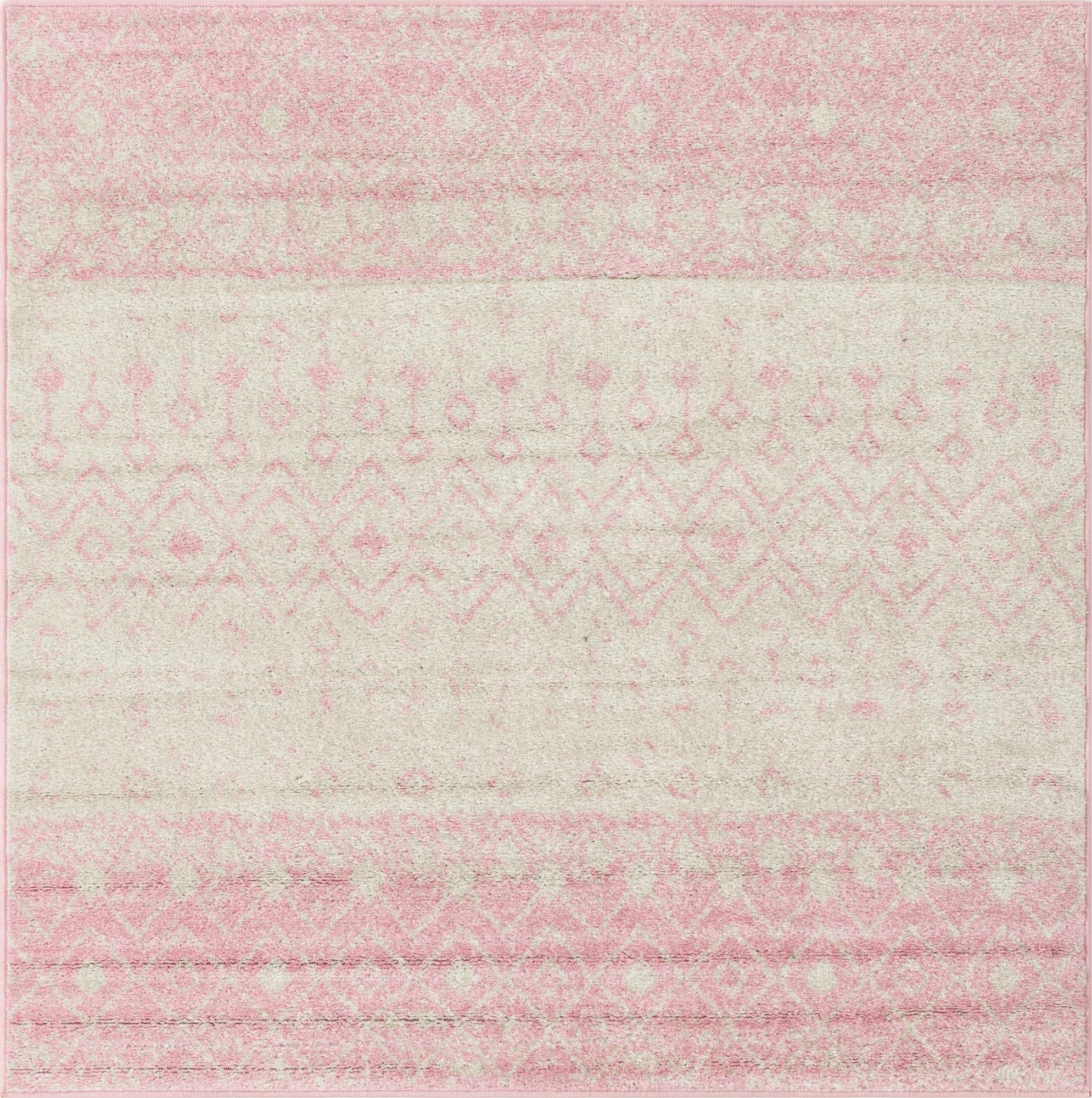 5' 3 x 5' 3 Moroccan Trellis Square Rug