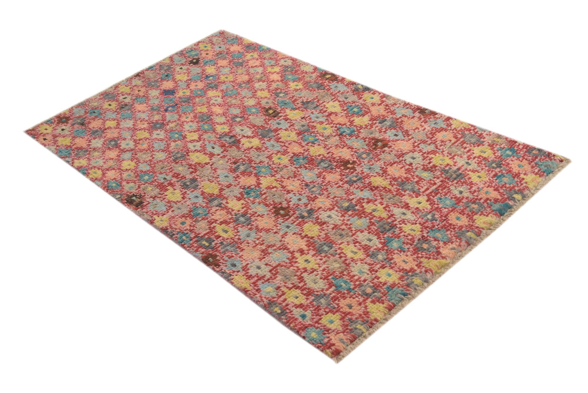 3' x 5' 2 Hand Knotted Balouch Wool Rug