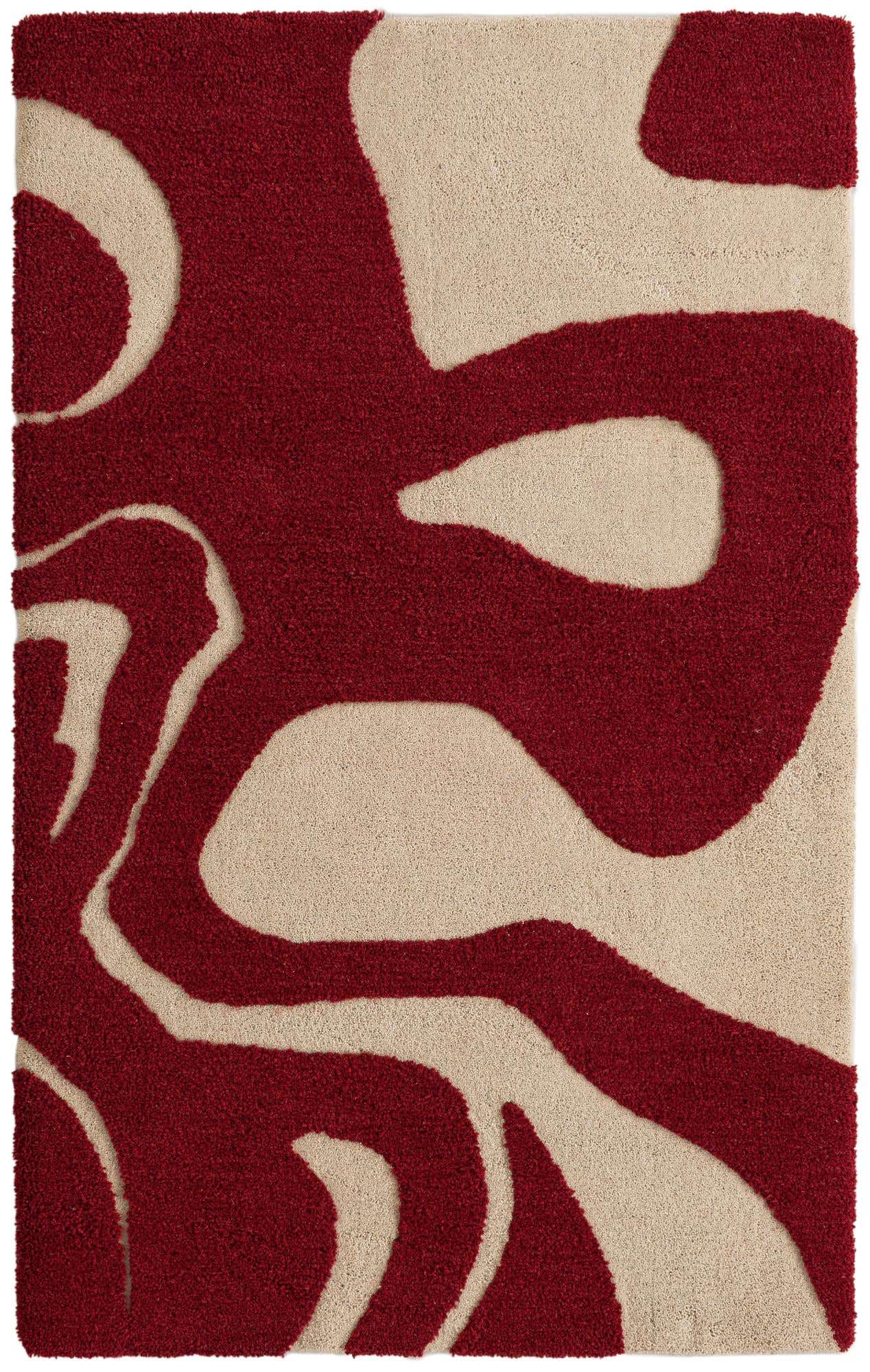 125cm x 185cm Handtufted Wool Rug