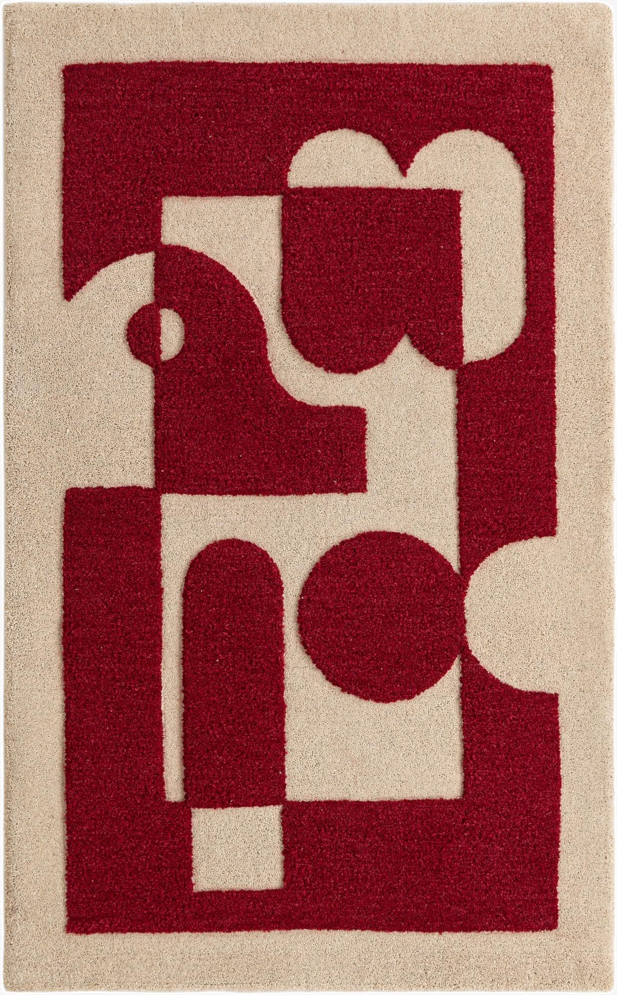 Primary image  6' 1 x 9' Handtufted Wool Rug