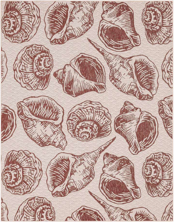 7' 10 x 10' Easy-Clean Coastal Indoor / Outdoor Rug