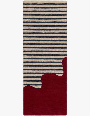 2' x 5' 1 Handtufted Wool Runner Rug